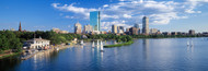 Extra Large Photo Board: Boston Waterfront with Sailboats - AMER