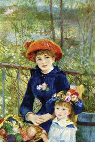 Two Sisters On the Terrace by Renoir