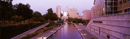 Extra Large Photo Board: Indianapolis Canal Walk At Dusk - AMER - INDY