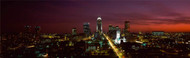Extra Large Photo Board: Indianapolis Lit Up At Night - AMER - INDY