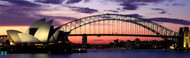 Extra Large Photo Board: Sydney Harbour Bridge At Sunset - AMER - INDY