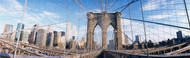 Extra Large Photo Board: Railings Brooklyn Bridge - AMER - INDY