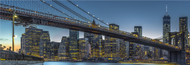 Extra Large Photo Board: New York - Blue Hour Over Manhattan by Michael Jurek - AMER