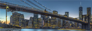 Standard Photo Board: New York - Blue Hour Over Manhattan by Michael Jurek - AMER - INDY