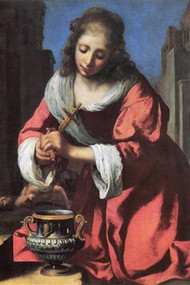 Saint Praxedis by Vermeer