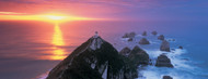 Standard Photo Board: Sunset Nugget Point Lighthouse New Zealand - AMER