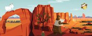 Standard Photo Board: Salesforce Backdrop Desert 2 - AMER