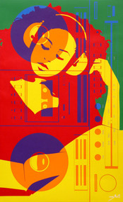 FELICIA DEROSA // HEART & SOUL MMXXV FUNGIBLE ARTIST EDITION BIG WALL GRAPHICS 48 in x 30 in MADE IN USA 