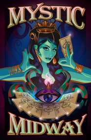 MYSTIC MIDWAY 2025 // SAN FRANCISCO MMXXV SPECIAL ARTIST EDITION BIG WALL GRAPHICS  24 in x 36 in  // MADE IN USA 