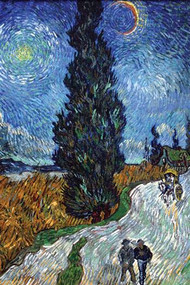 Country Road in Provence by Night by Van Gogh