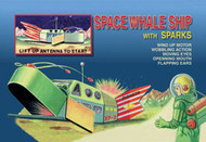 Space Whale Ship with Sparks