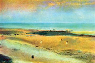 Beach at Low Tide by Edgar Degas