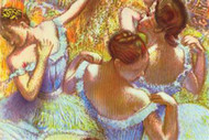 Dancers in Blue by Edgar Degas