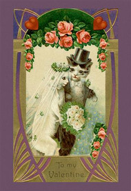 Kitty Bride And Groom