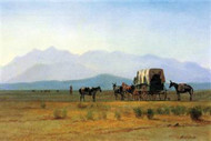 Stagecoach in the Rockies