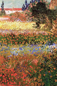 Flowering Garden with Path by Vincent Van Gogh