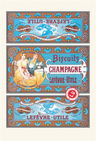 Biscuits Champagne by Alphonse Mucha