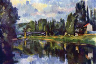 Marne Shore by Cezanne