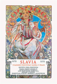 Slavia insurance Company by Alphonse Mucha