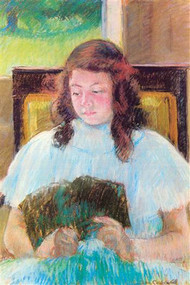 Young Girl Reading by Mary Cassatt
