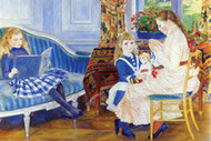 Children in the Afternoon in Wargemont by Renoir