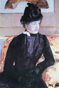 Young Woman in Black by Mary Cassatt