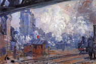 The Gare Saint-Lazare by Claude Monet