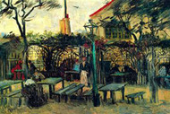 Terrace of a Cafe by Vincent Van Gogh