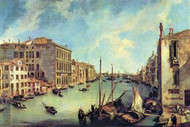 Grand Canal at San Vio by Canaletto