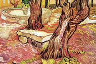 Stone Bench in Garden of St Paul Hospital by Van Gogh