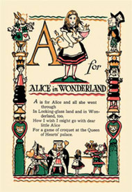 A for Alice in Wonderland