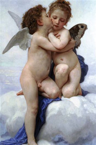 First Kiss by Bouguereau