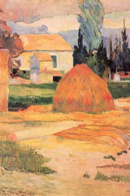 Farmhouses in Arles by Gauguin