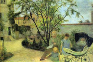 Garden in Rue Carcel by Gauguin