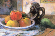 Still Life with Apples Pears and Krag by Paul Gauguin