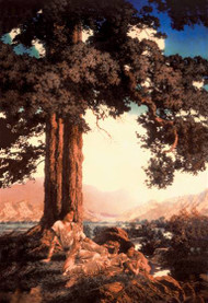 Hilltop by Maxfield Parrish