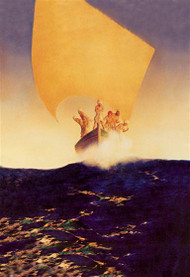 Sinbad and his Seven Brothers by Maxfield Parrish