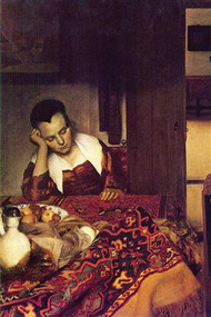 A Woman Asleep by Vermeer