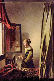Girls At The Open Window by Vermeer