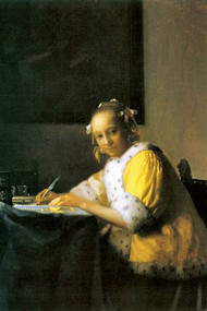 Woman in Yellow by Vermeer