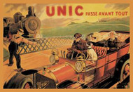 Unic Racing Across Train Tracks