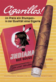Indiana Cigarillos Rot Rouge