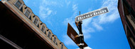 Bourbon Street Sign on Pole