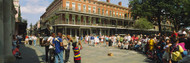 Tourists in French Quarter