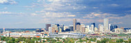 Denver Skyline with Invesco Stadium