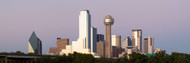 Dallas Skyline with Reunion Tower Dusk