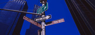 Street Signs Columbus Circle