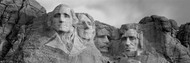 Mount Rushmore BW