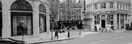 Street View of Buildings London England BW