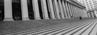 Courthouse Steps NYC BW
